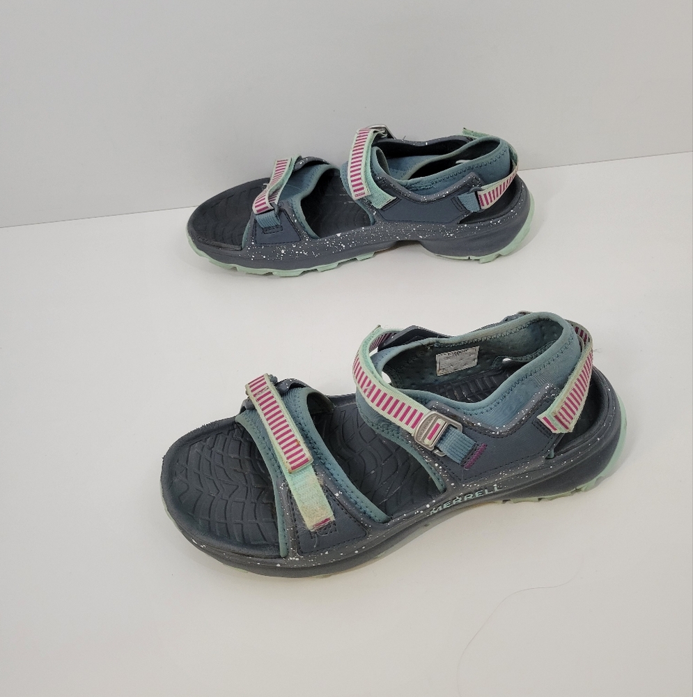 Merrell Choprock Blue Smoke Hiking Sandals Women Size 9